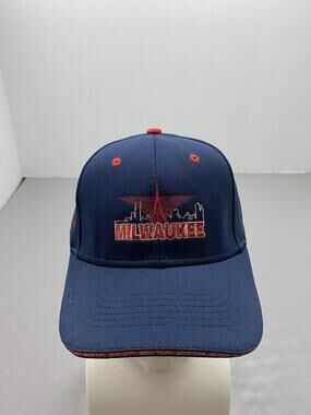 Hat Cap Strap Back One Size Blue MAX Baseball Cap Mesh Adjustable Mens Milwaukee